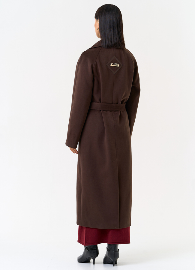 фото Женское пальто  с акцентными пуговицами модель № 31557