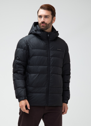 Мужской пуховик с капюшоном 