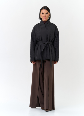 Женская куртка кимоно с поясом