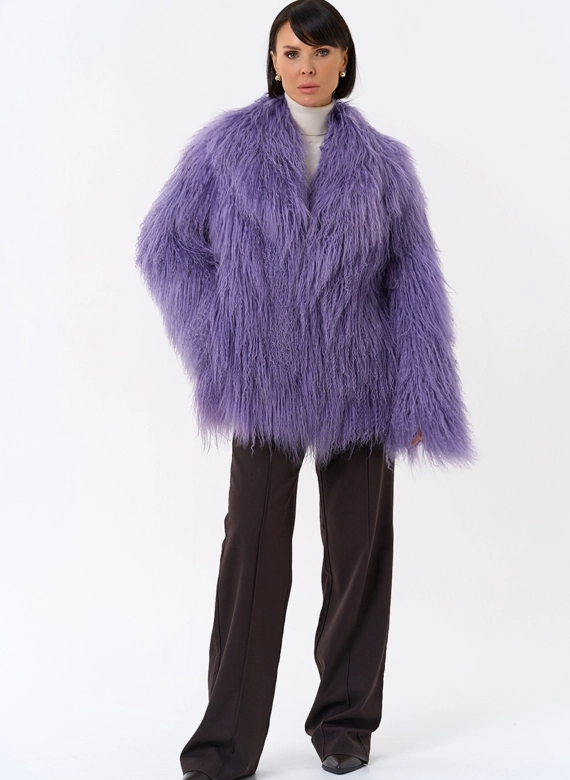 Шуба из ламы фото
