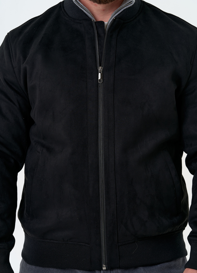 Мужская куртка бомбер из эко замши модель № 30293 универмаг малина