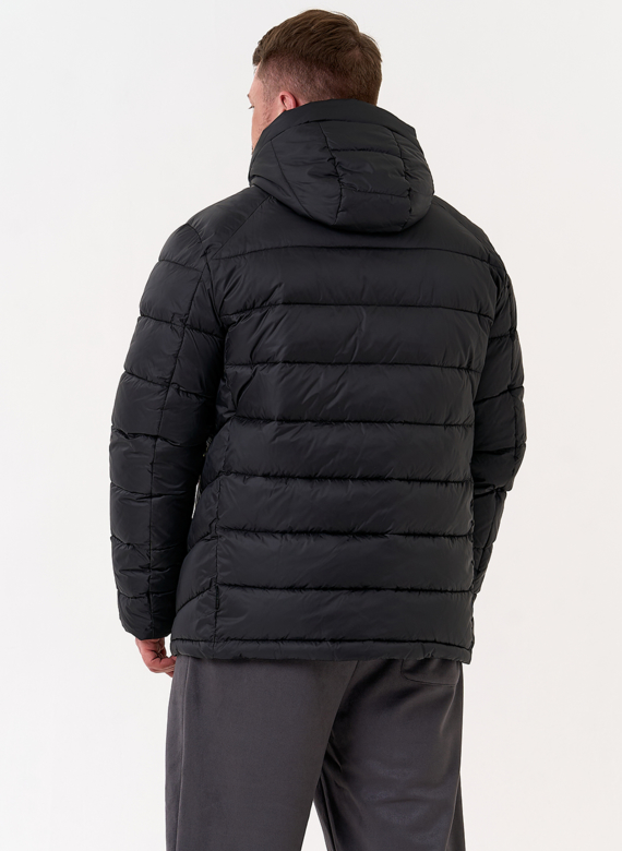 Мужской пуховик черного цвета