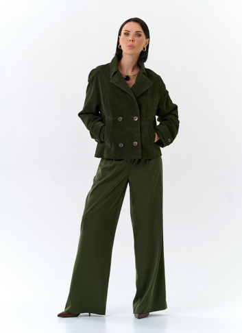 Женская куртка из натуральной замши