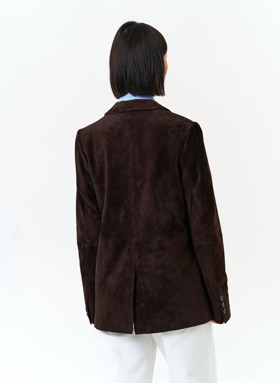 Женский замшевый жакет