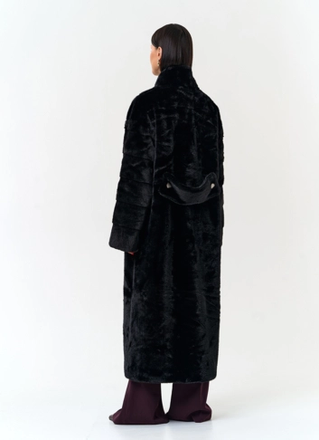 Женское  пальто из эко меха