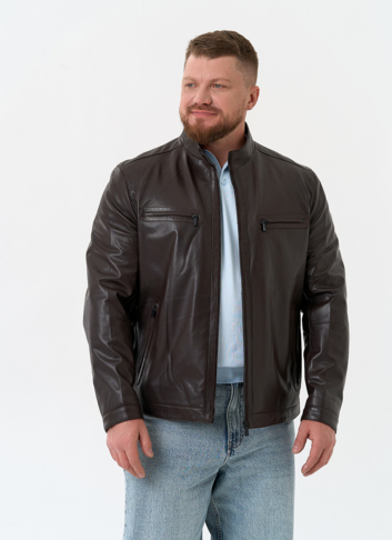 Мужская куртка из натуральной кожи