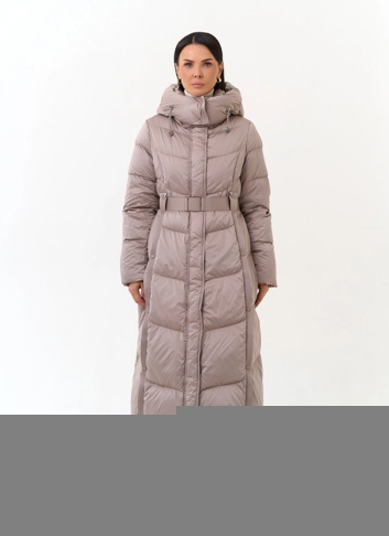 Женский пуховик с капюшоном фото
