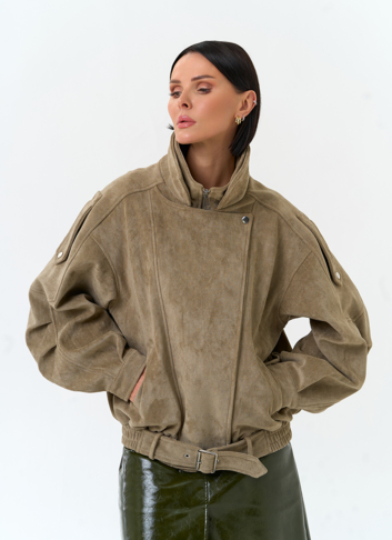 Женская куртка из эко замши