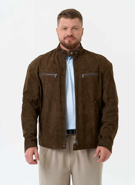 Мужская куртка из натуральной замши