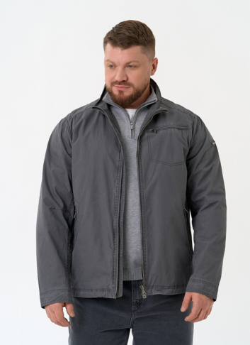 Мужская куртка ветровка с воротником стойкой