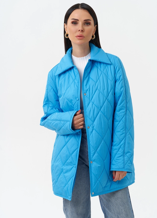 Женская утепленная куртка рубашка модель № 30017 универмаг малина фото